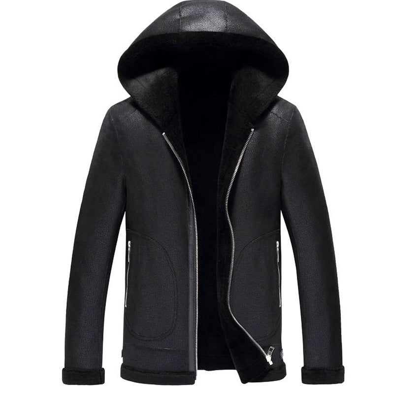 Sheep shearing jacket male double-sided