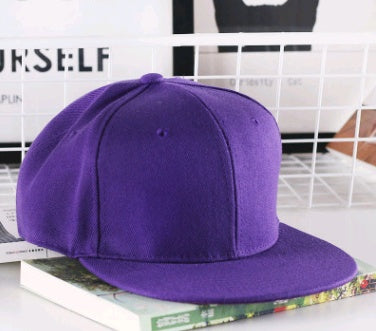 Pure Color Light Board Hiphop Flat Along The Hat Tide Men And Women Baseball Korean Version Of Hip Hop Hat