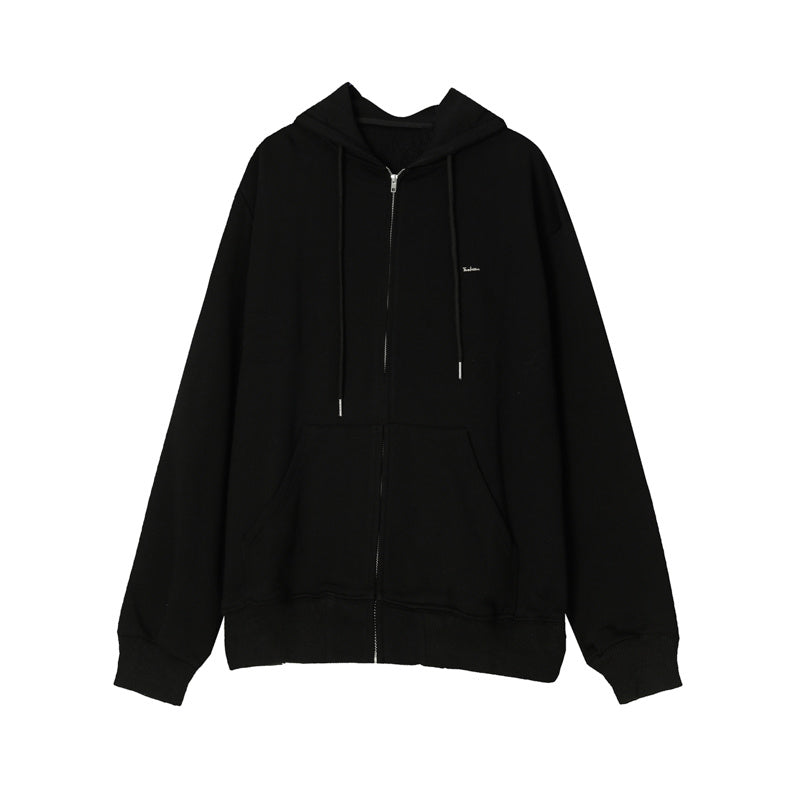 Boys Suit Korean Style Trendy Casual Solid Color Sportswear Suit Open Lined Jacket Couple Suit
