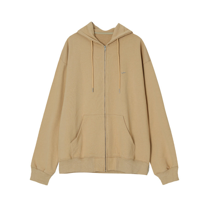 Boys Suit Korean Style Trendy Casual Solid Color Sportswear Suit Open Lined Jacket Couple Suit