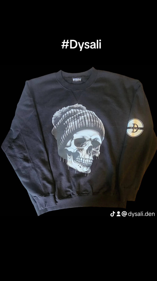 Dysali Heavy weight skull crewneck