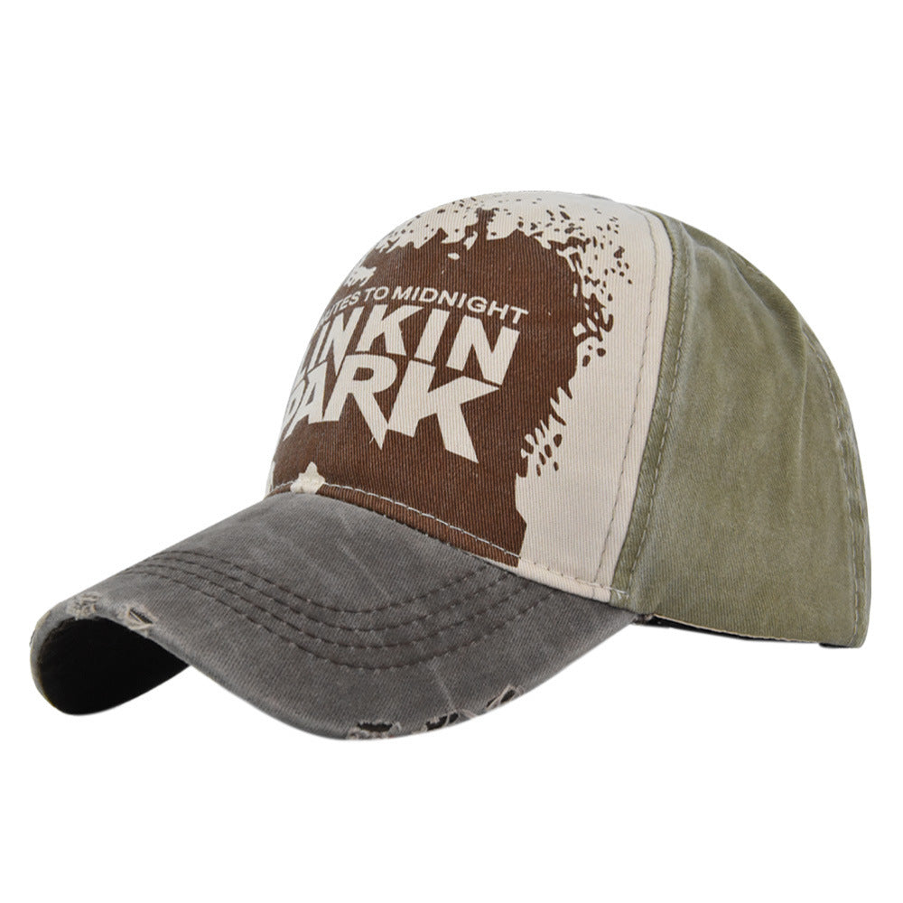 US Route 66 Embroidered Baseball Cap Three-dimensional Embroidery