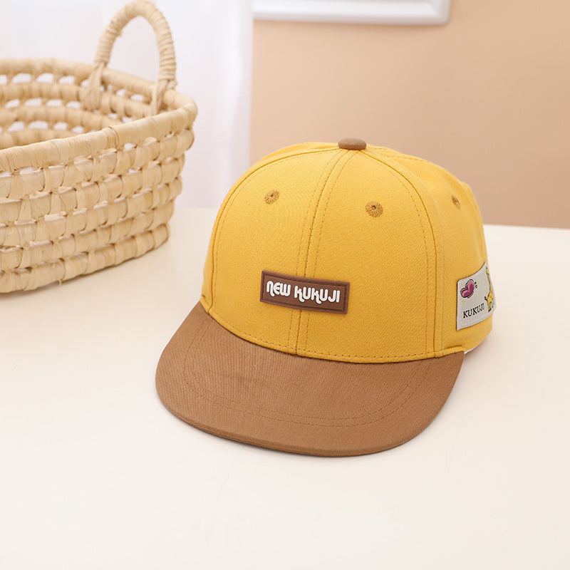 Children's English Hip Hop Colored Duck Tongue Hat