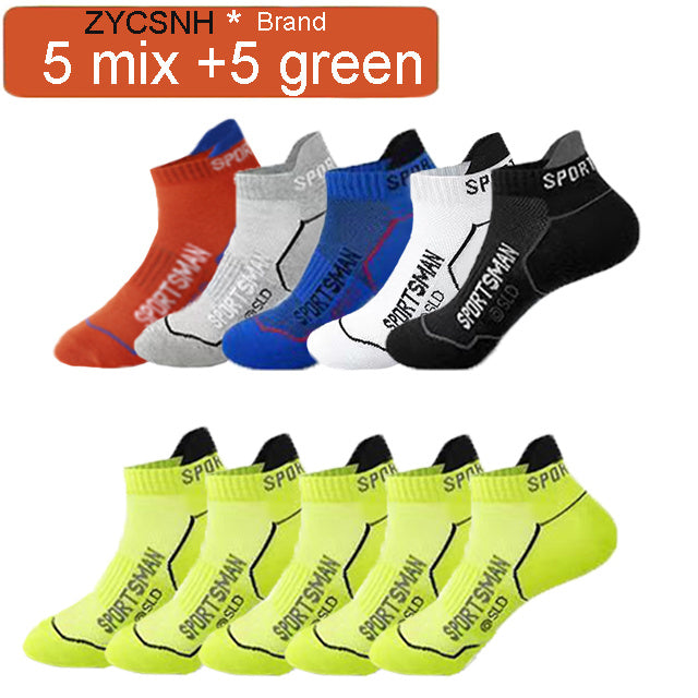 Socks Male Socks Summer Thin Solid Color Letter Mesh Breathable