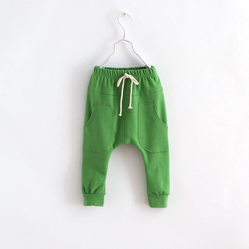 Boys Pants Spring Autumn Toddler Kids Trousers Clothes Cotton Children Harem Pants For Baby Girls Pants