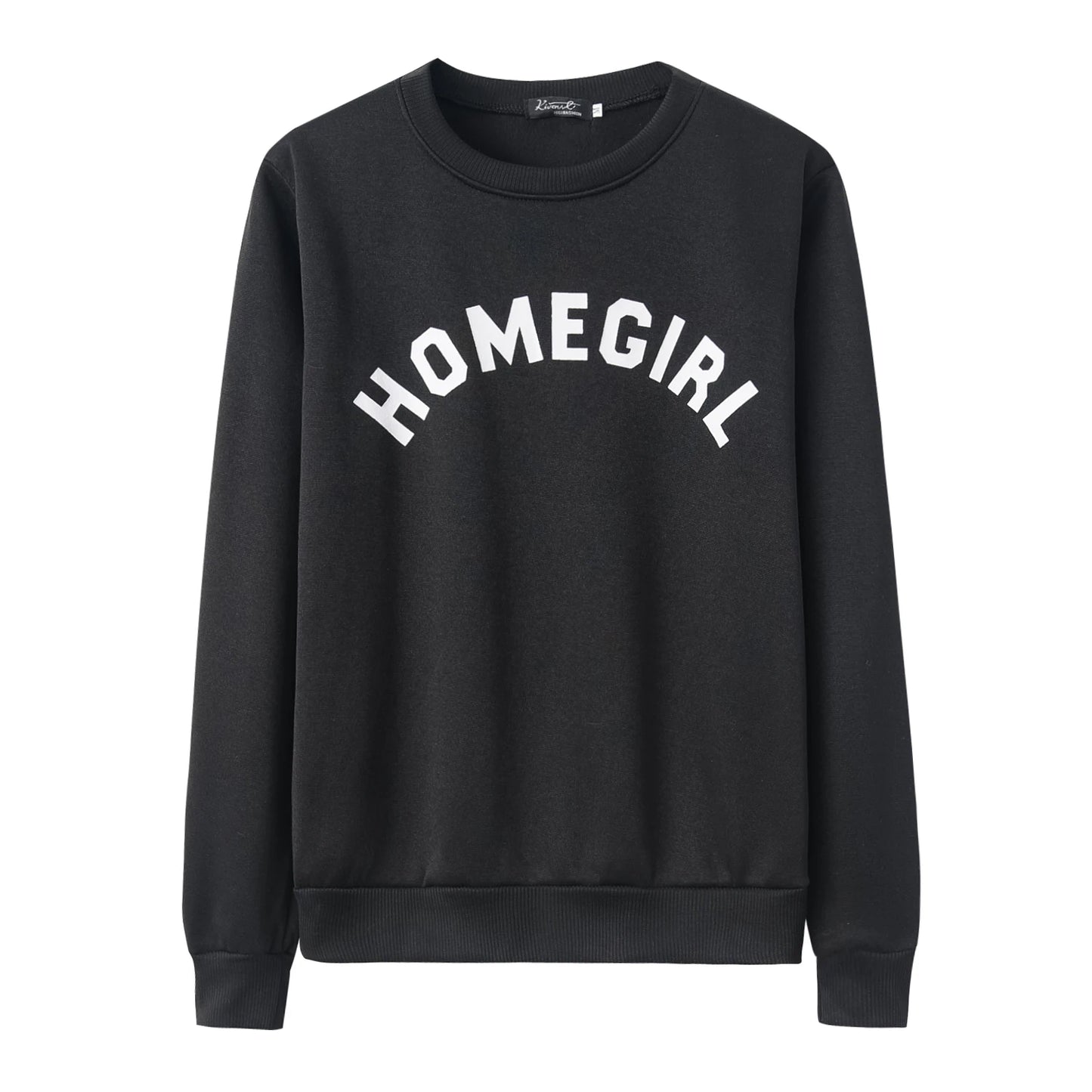 Hot Selling Loose Casual Long Sleeved Printed Round Neck Women's Hoodie