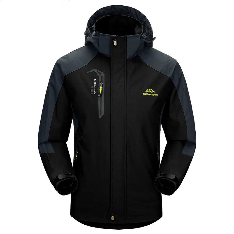 DIMUSI Casual Jacket Men's Spring Autumn Army Waterproof Windbreaker Jackets Male Breathable UV protection Overcoat 5XL,TA541