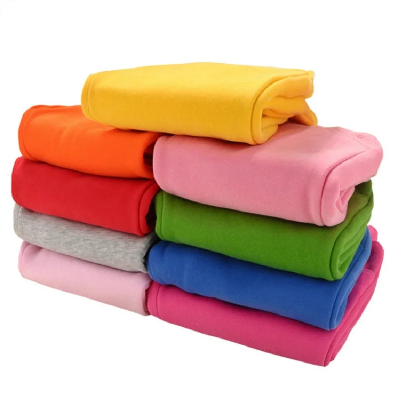 Winter Warm Velvet Sweatpants For 1-5 Yeas Babies Boys Girls Casual Sport Pants Jogging Kids Children Trousers KF107