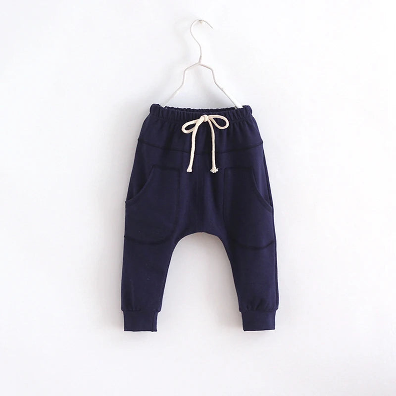 Boys Pants Spring Autumn Toddler Kids Trousers Clothes Cotton Children Harem Pants For Baby Girls Pants