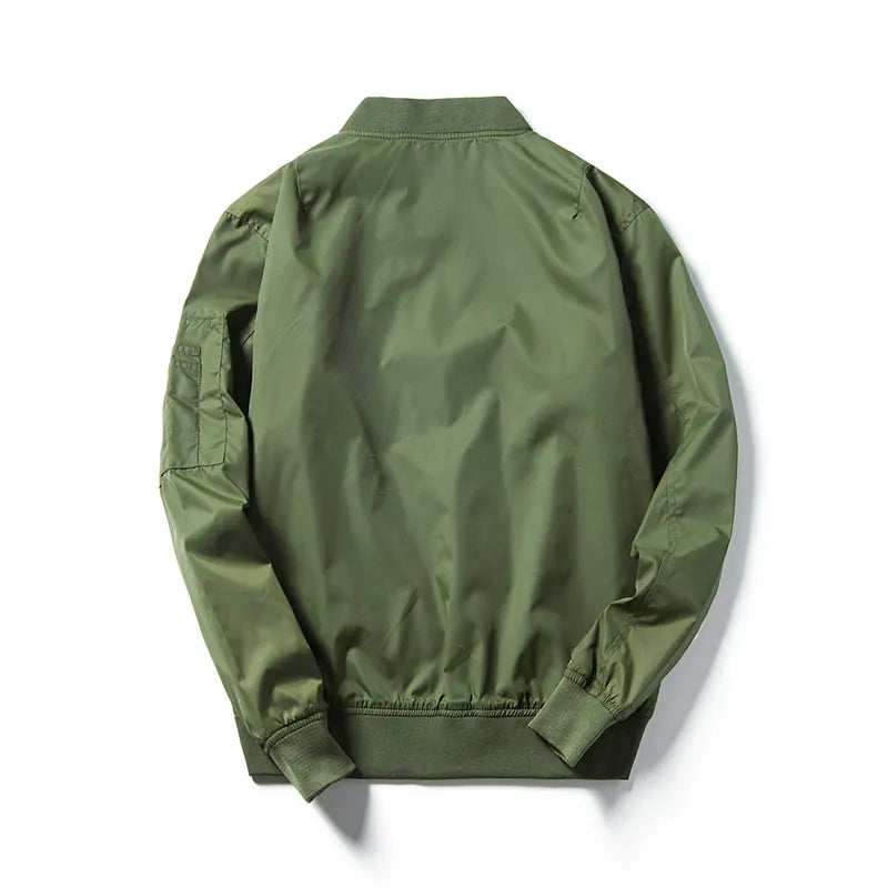 DIMUSI Autumn Bomber Jackets Men Air Force One jacket jaqueta mens causal Amry Pilot bomber jacket polo Jackets mens Clothing