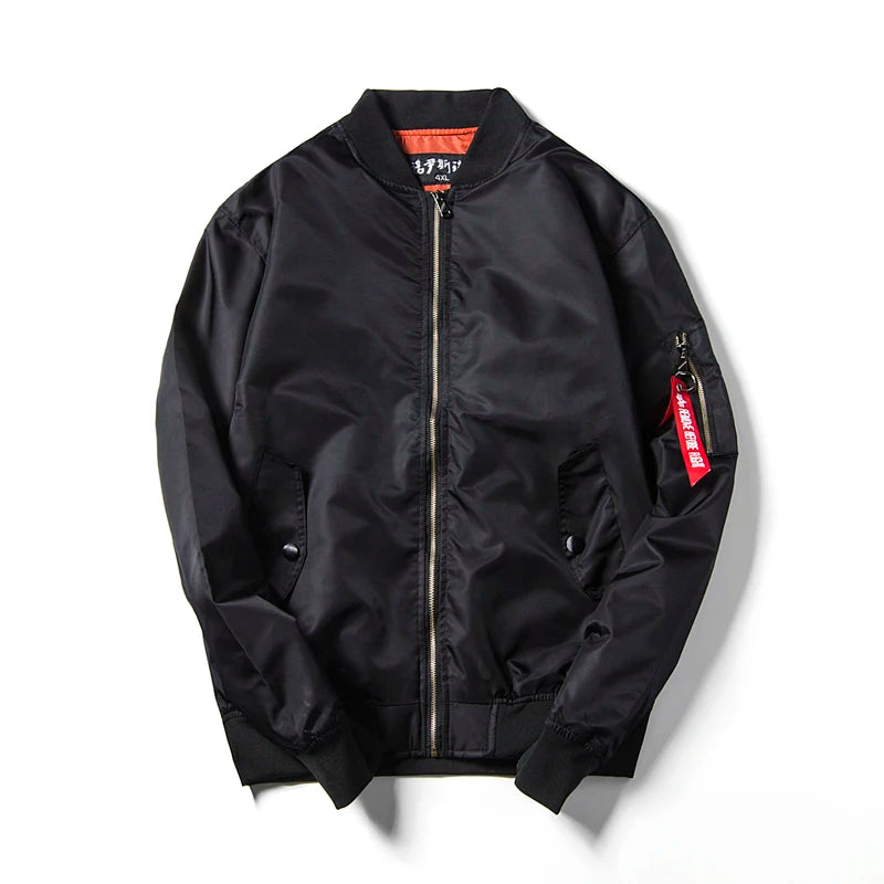 DIMUSI Autumn Bomber Jackets Men Air Force One jacket jaqueta mens causal Amry Pilot bomber jacket polo Jackets mens Clothing