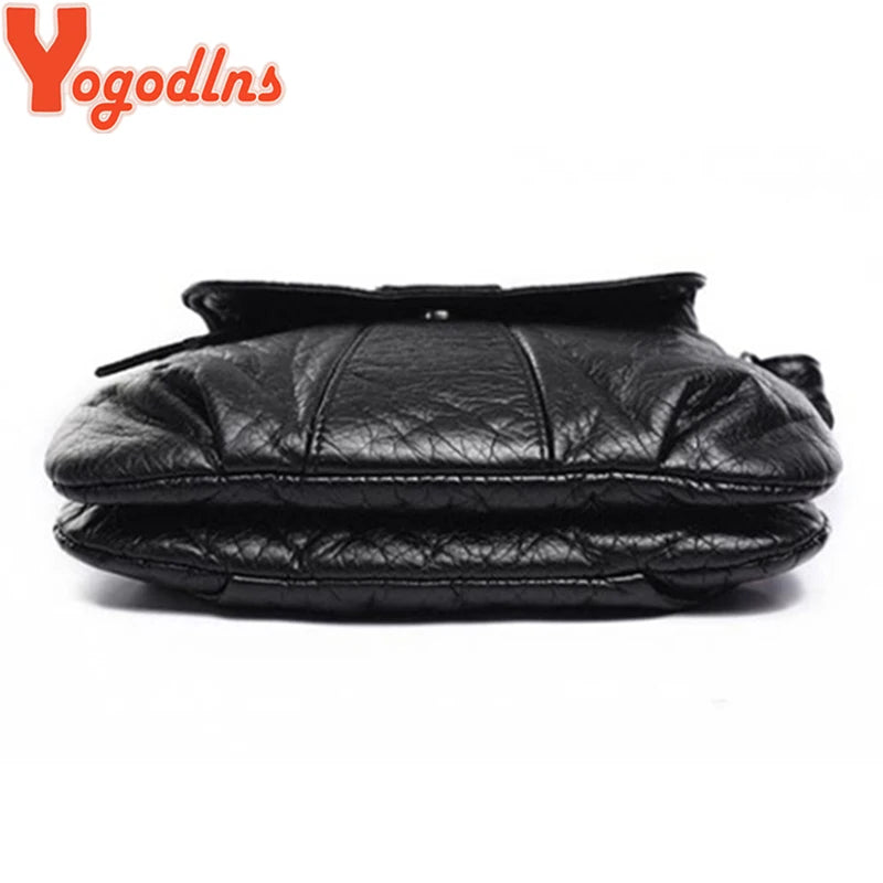 Yogodlns Fashion Designer Women's Bags New High Quality Crossbody Bag Soft PU Leather Shoulder Bag Fashion Female Bags Handbags