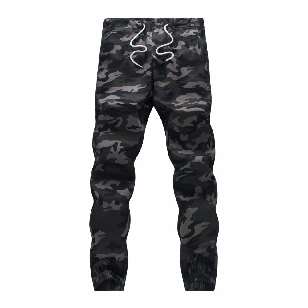 Cotton Mens Jogger Autumn Pencil Harem Pants 2023 Men Camouflage Military Pants Loose Comfortable Cargo Trousers Camo Jogger