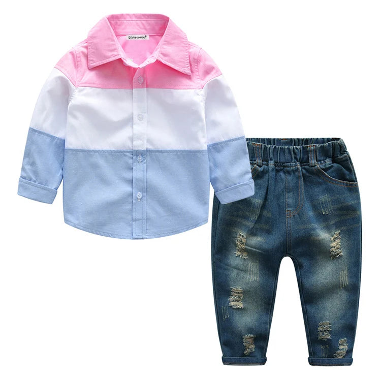 Toddler Boys Clothes Sets 2022 Autumn Boys Costume Kids Sport Suit Children Clothing Sets Cotton Outfits Suits 2 3 4 5 6 7 Years