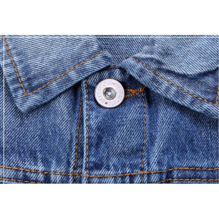 Children clothes kids denim cotton spring autumn vest boys waistcoat child casual all-match vest boys tops baby boys jacket 4-13