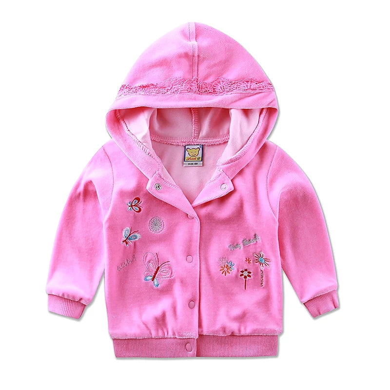 2023 New arrival velvet summer baby girl spring child set casual children's clothing two pieces set children girls twinset