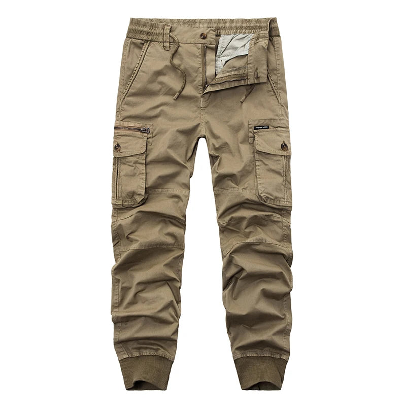 drop shipping autumn men military cargo pants cotton casual camouflage sweatpants joggers pantalon hombre 30-38 XP29