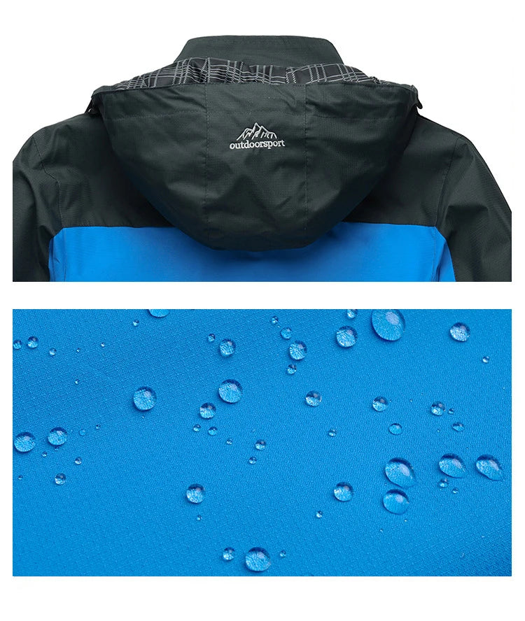 DIMUSI Casual Jacket Men's Spring Autumn Army Waterproof Windbreaker Jackets Male Breathable UV protection Overcoat 5XL,TA541
