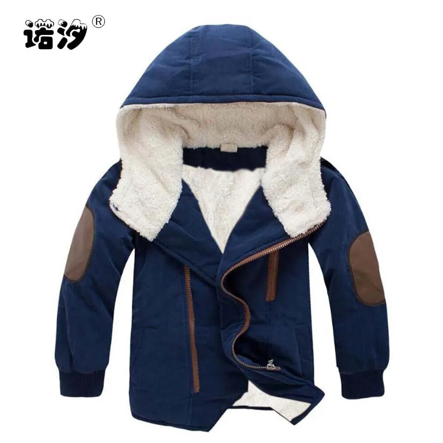 Boys jacket children winter cotton outwear clothes teenage boy casual jacket child tops clothing for 3-11 Y active baby clothing