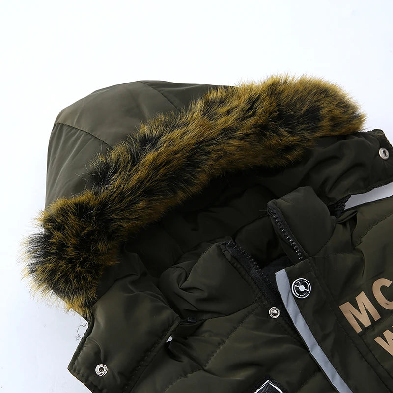 3-6year 2018 Boys Winter coats&Jacket kids Casual jackets Boys thick Winter jacket Boy infant overcoat Coat Kids clothes hooded