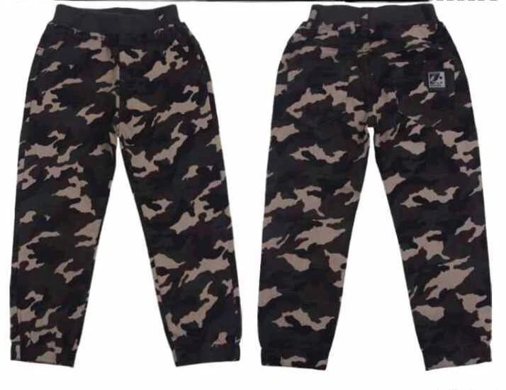 Camouflage Boys Trousers Boys Pants Casual Cotton Print Mid Elastic Waist Harem Kids Pants Boy Children Pants Blue Green Army