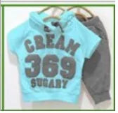 Digital 369 Baby Boys Clothes Sets 2 3 4 years White Kids Sport Suit Pants Children Tracksuits Thin Summer Clothing Suit for boy