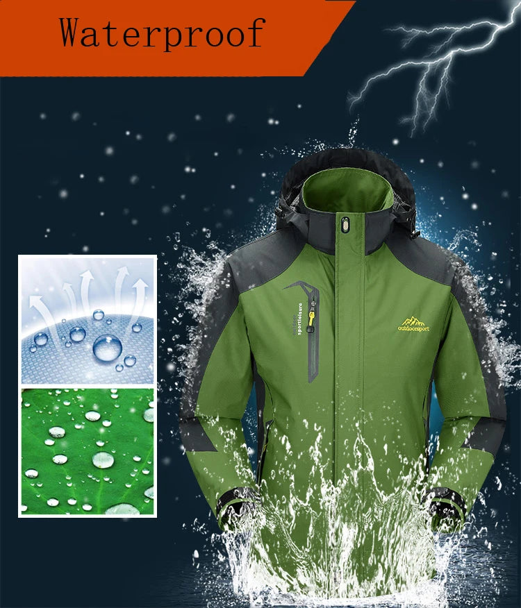DIMUSI Casual Jacket Men's Spring Autumn Army Waterproof Windbreaker Jackets Male Breathable UV protection Overcoat 5XL,TA541