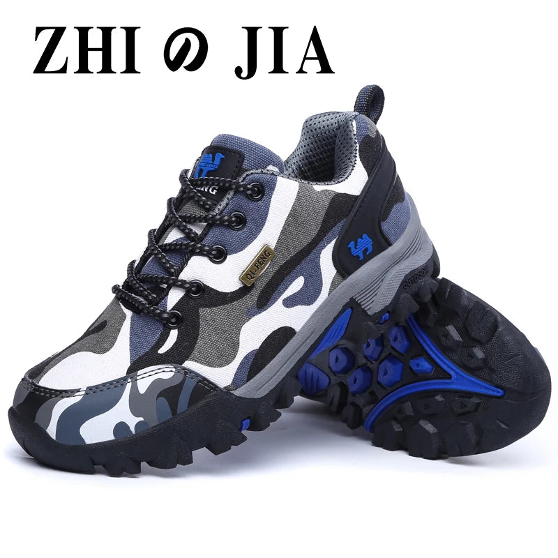 Casual cloth men's shoe sports shoe non-slip fashion shoes women's shoes camouflage waterproof couple hiking shoes outdoor train