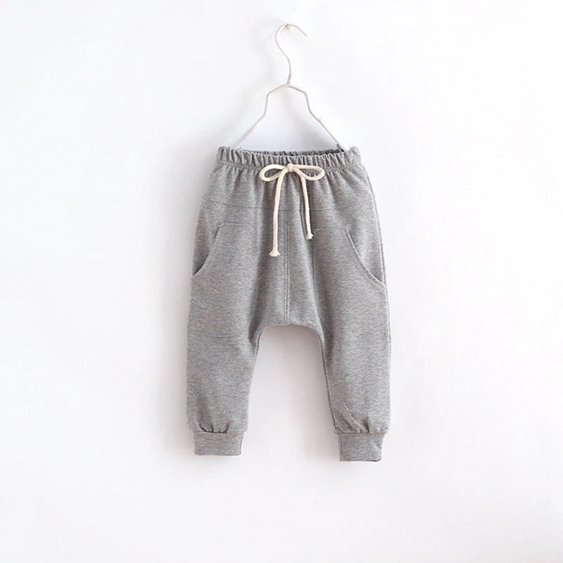 Boys Pants Spring Autumn Toddler Kids Trousers Clothes Cotton Children Harem Pants For Baby Girls Pants