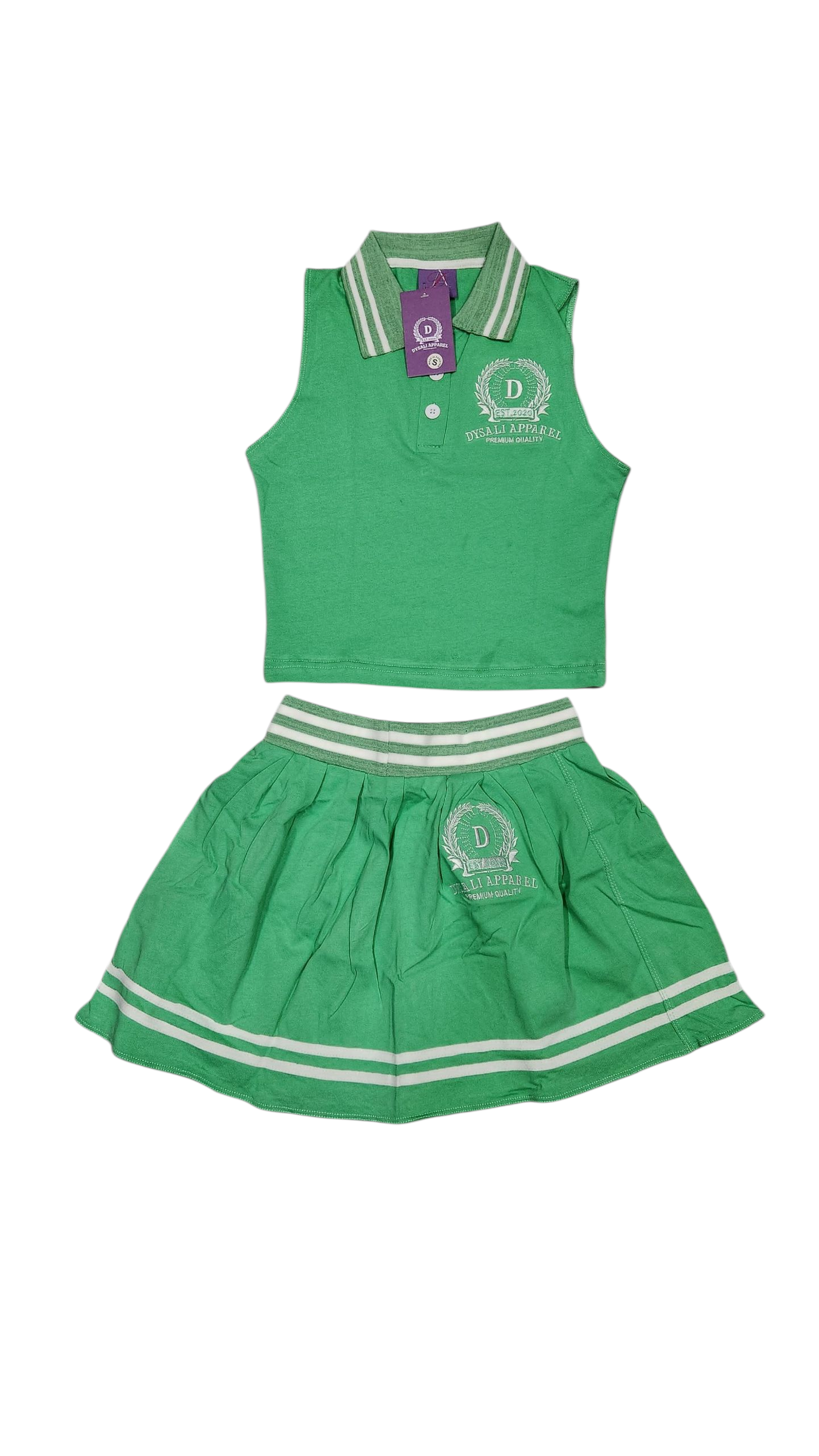 Dysali tennis skirt set