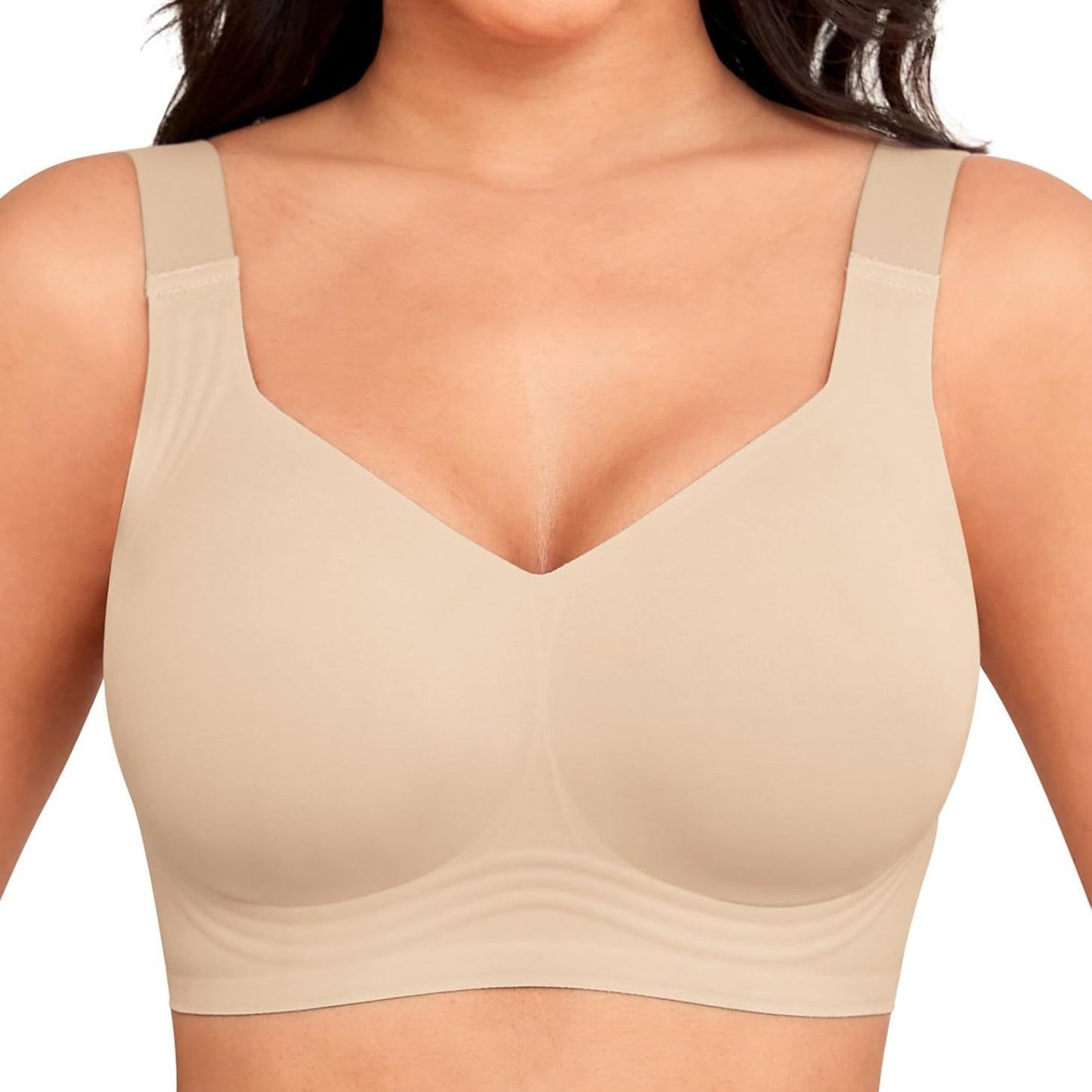 Xcutting Women Wirefree Bras For Women Full Coverage No Unde