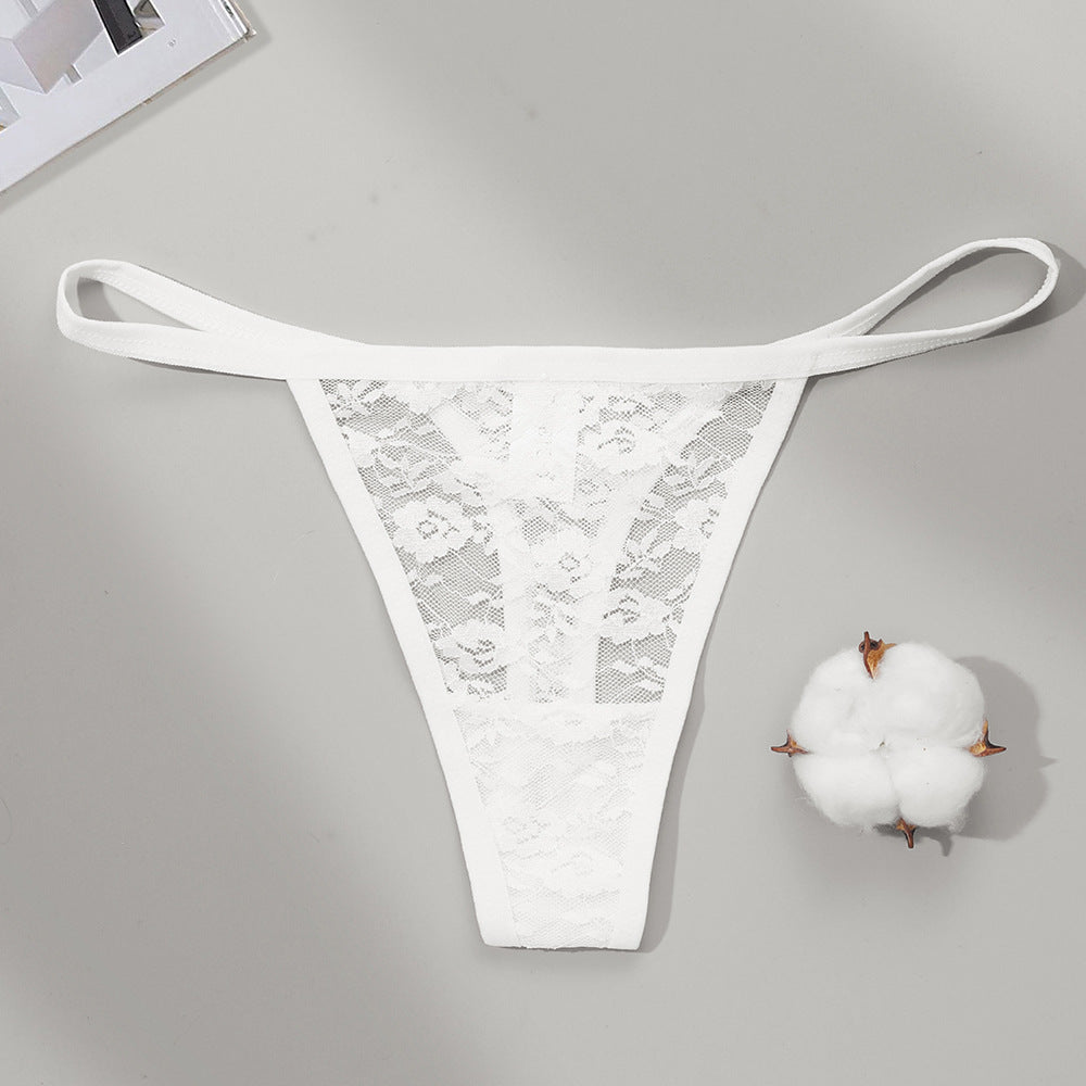 Lace Sexy Low Waist European And American T-back Women