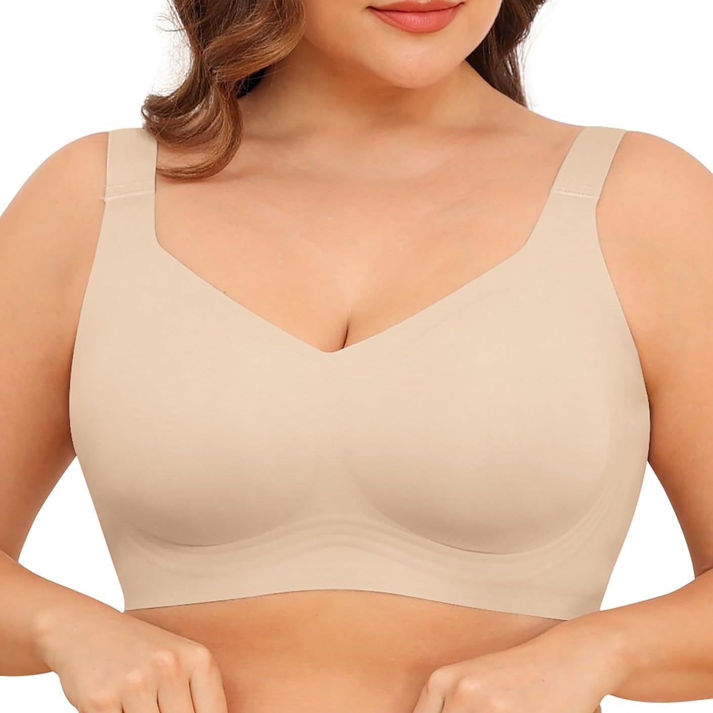 Xcutting Women Wirefree Bras For Women Full Coverage No Unde