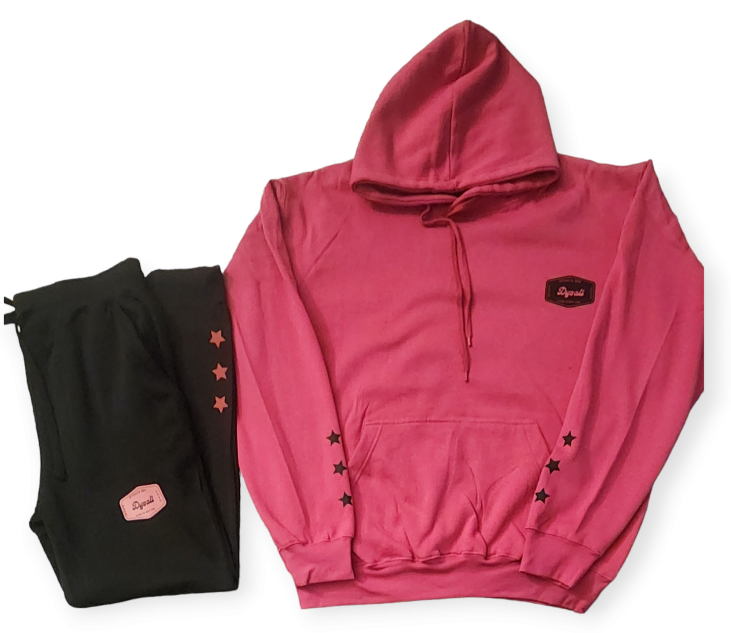 DYSALI blk/pink sweatsuit
