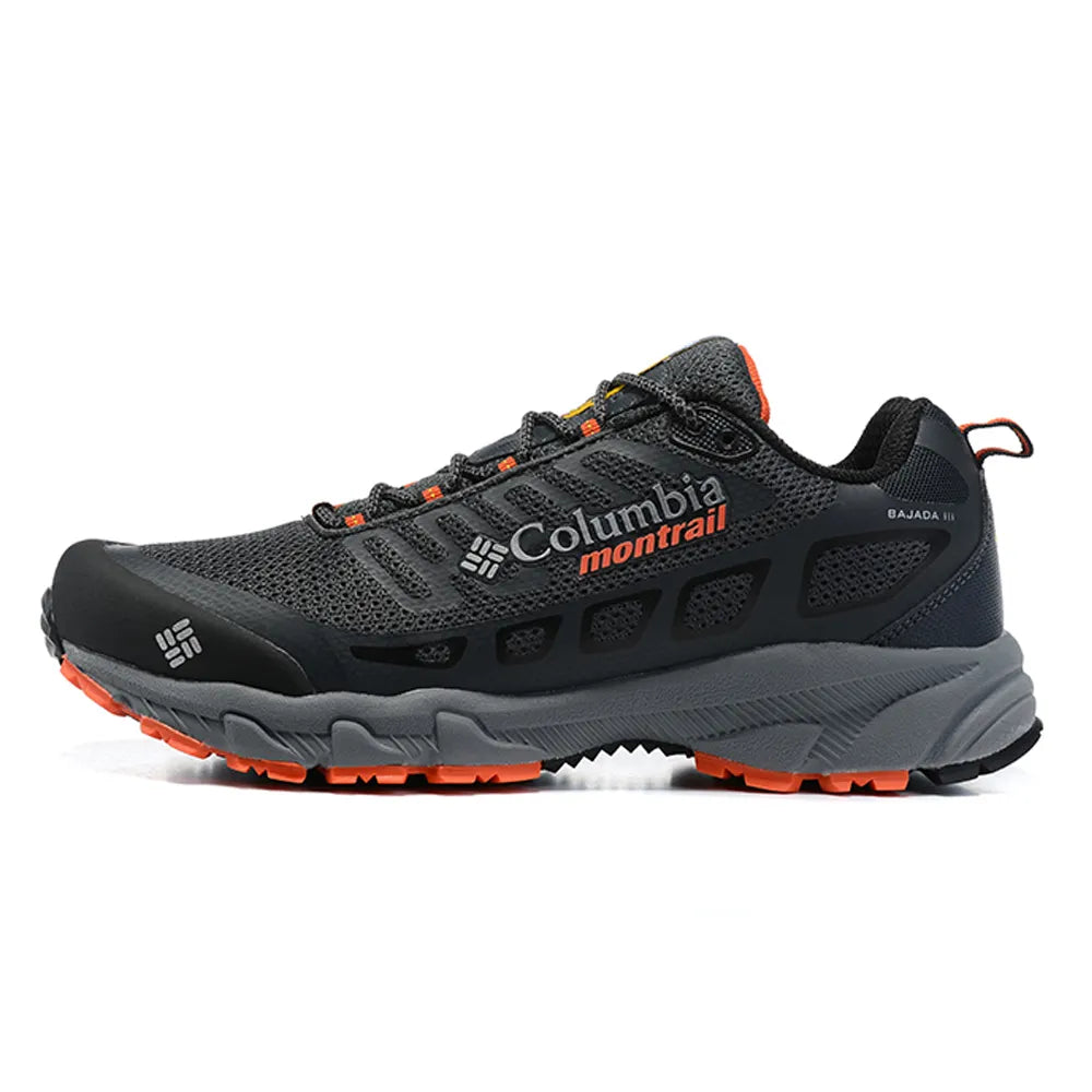 SALUDAS Men Sneakers Outdoor Hiking Shoes Non-slip Wear-resistant Breathable Shock Absorption High-quality Light Men Sport Shoes