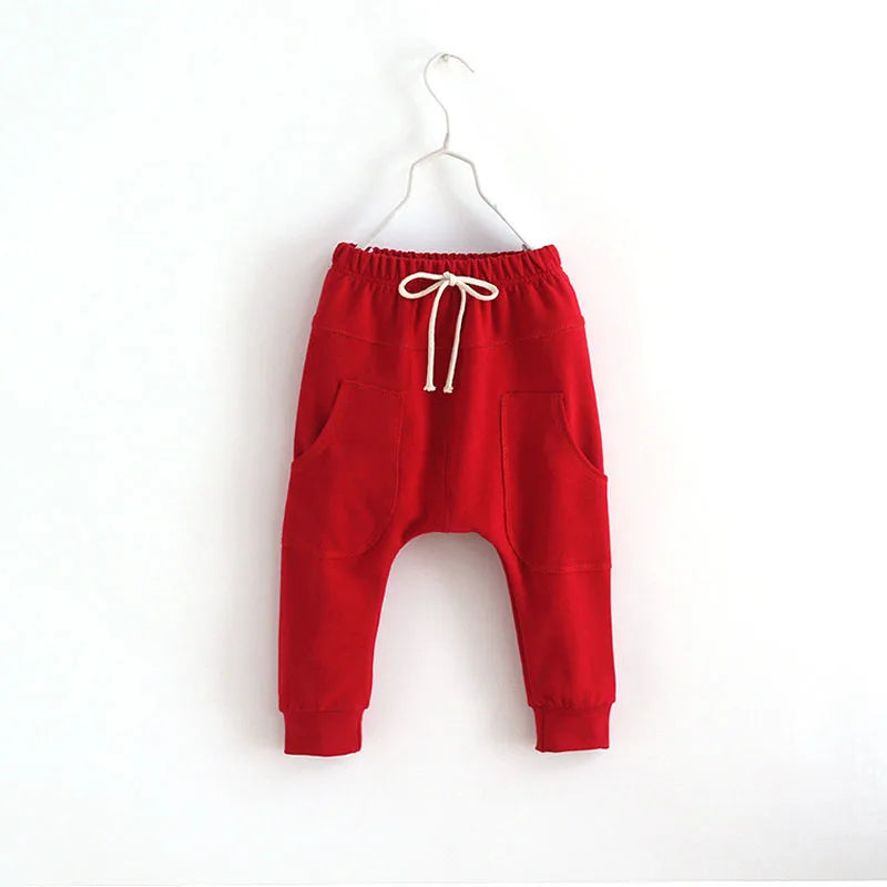 Boys Pants Spring Autumn Toddler Kids Trousers Clothes Cotton Children Harem Pants For Baby Girls Pants