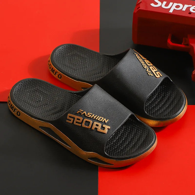 47 Big Size Men Fashion Platform Flip-flops Women Simplicity Beach Seaside Slides Bathroom Anti Slip Indoor Soft Sole Slipper