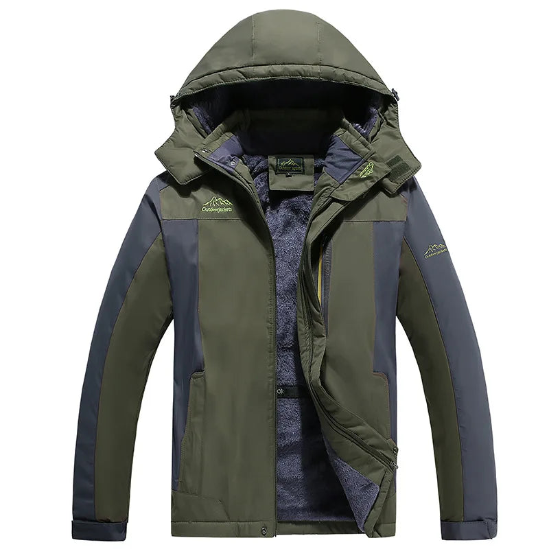 9XL Winter jackets pourpoint XL Plus size windproof coat Waterproof Fleece thickening Big yards Warmth thick coat 7XL 8XL 6XL