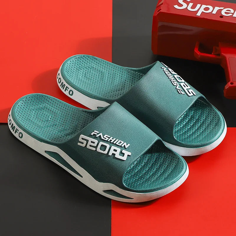 47 Big Size Men Fashion Platform Flip-flops Women Simplicity Beach Seaside Slides Bathroom Anti Slip Indoor Soft Sole Slipper
