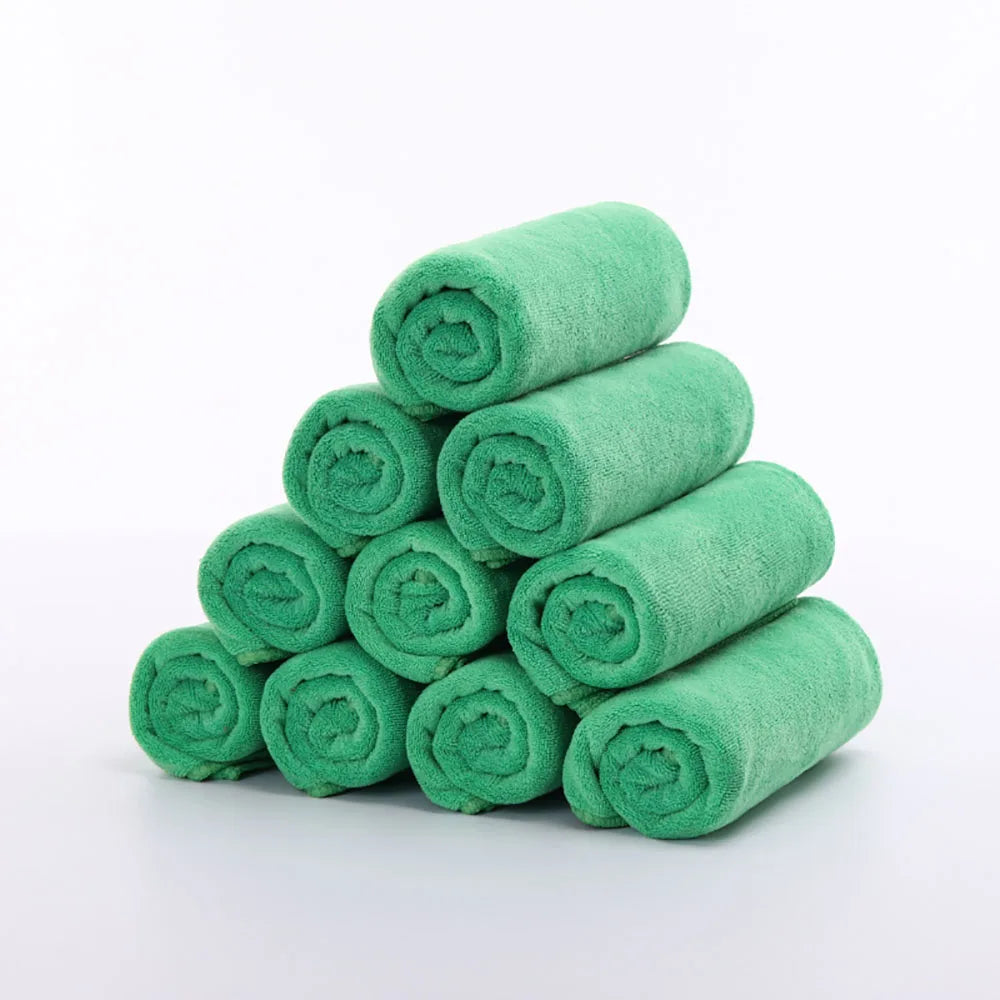 5/10/20PCS Bleach Proof Salon Towels Microfiber Absorbent Salon Hand Towels for Gym Bath Spa Shaving Shampoo Home Hair Drying