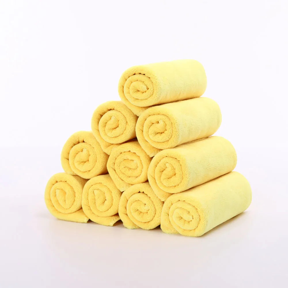 5/10/20PCS Bleach Proof Salon Towels Microfiber Absorbent Salon Hand Towels for Gym Bath Spa Shaving Shampoo Home Hair Drying