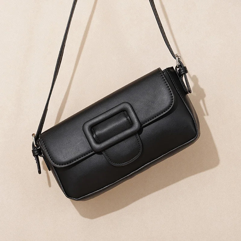 Coolcept 2023 New Women's Bags High Quality Street Style Armpit Shoulder Bag Fashion Buckle Casual Zipper Handbag Candy Color