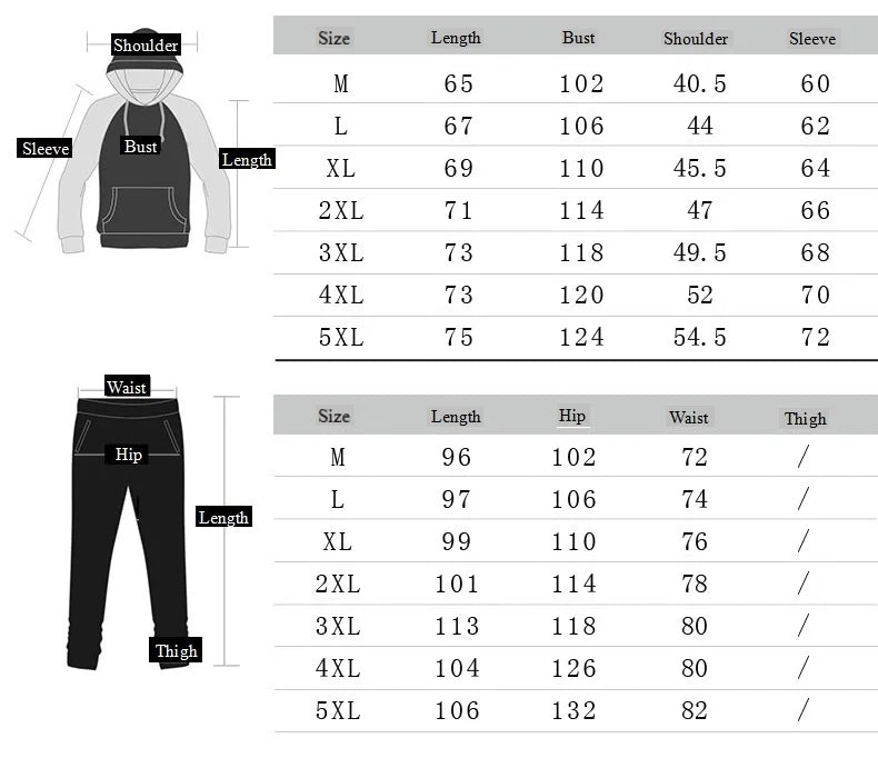 Casual Tracksuit Men Hooded Sweatshirt Outfit Spring Autumn Mens Sets Sportswear 2023 Male Hoodie+Pants 2PCS Jogging Sports Suit