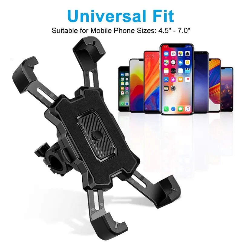 Universal Motorcycle Bike Bicycle Handlebar Mount Holder for Cell Phone GPS Support Stand Mechanical Holder for iPhone Samsung