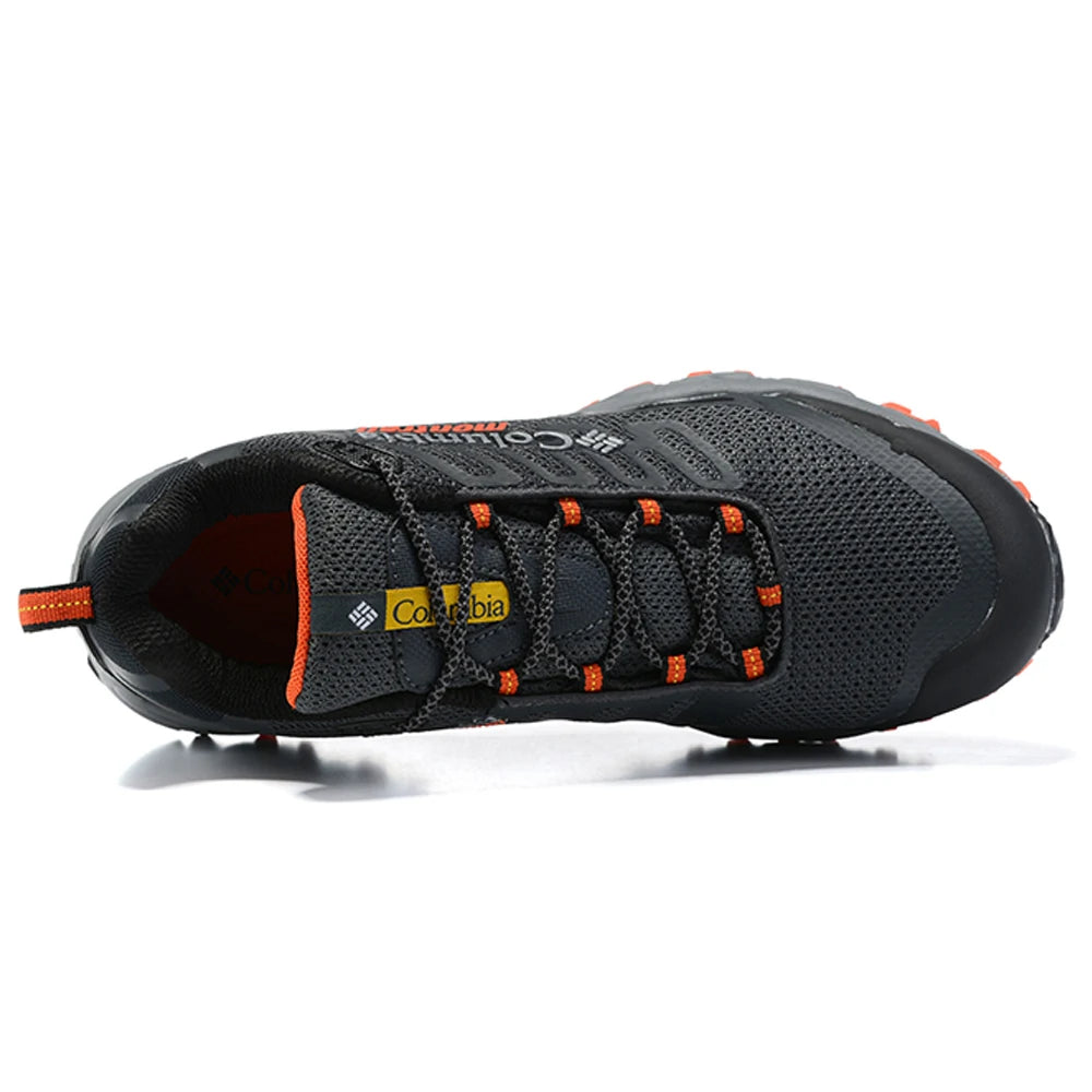 SALUDAS Men Sneakers Outdoor Hiking Shoes Non-slip Wear-resistant Breathable Shock Absorption High-quality Light Men Sport Shoes