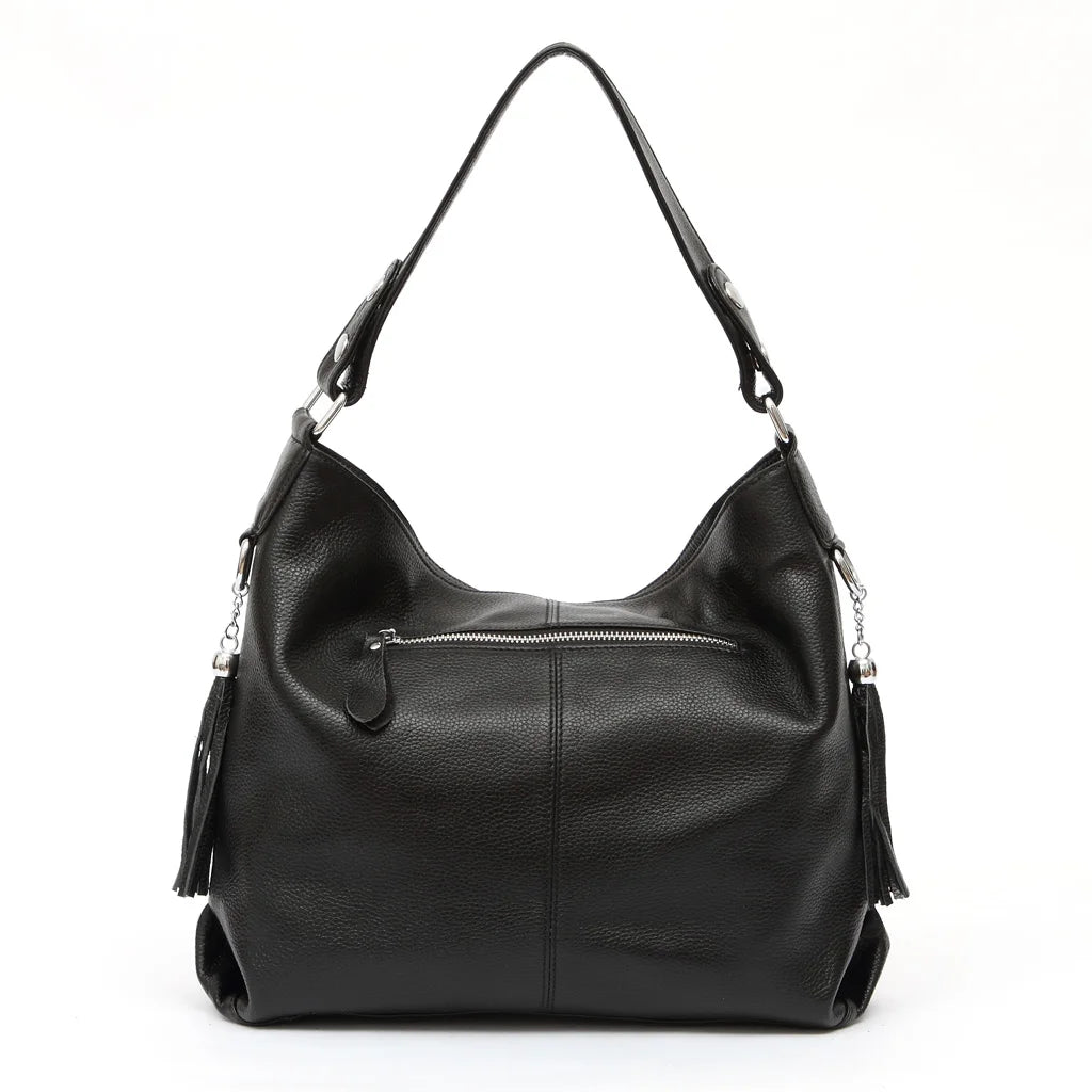 2023 Hot Fashion 100% Genuine Leather Women Handbag TOP Layer Cowhide Long Handle Lady Shoulder Messenger White Shopping Bags