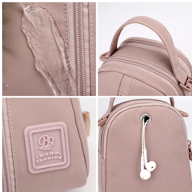 Women's Crossbody Bag Messenger Bag for Women Simple Canvas Square Bag Designer Luxury Women's Bag Zipper Casual Small Hand Bag
