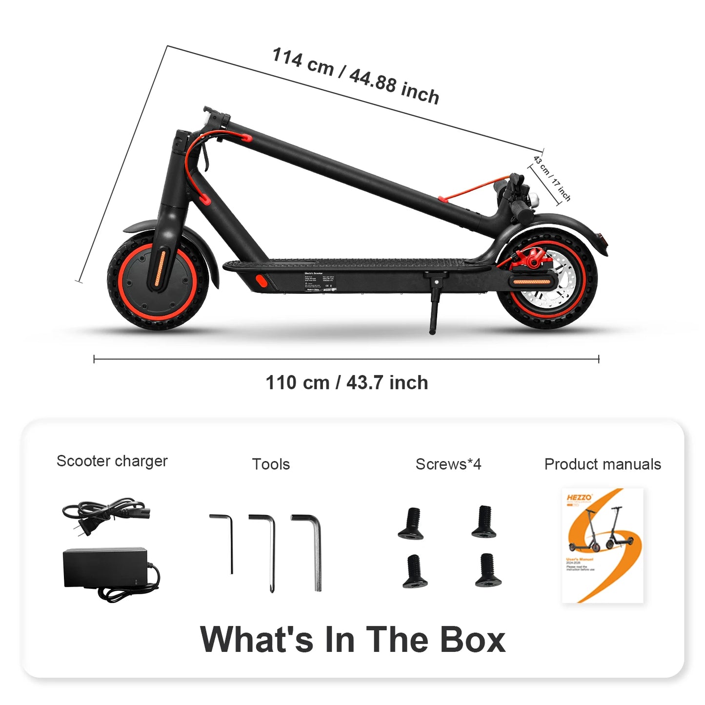 350W adult electric scooter, 15.6 miles per hour convenient folding scooter for teenagers, 8-inch tires, lightweight and high-qu