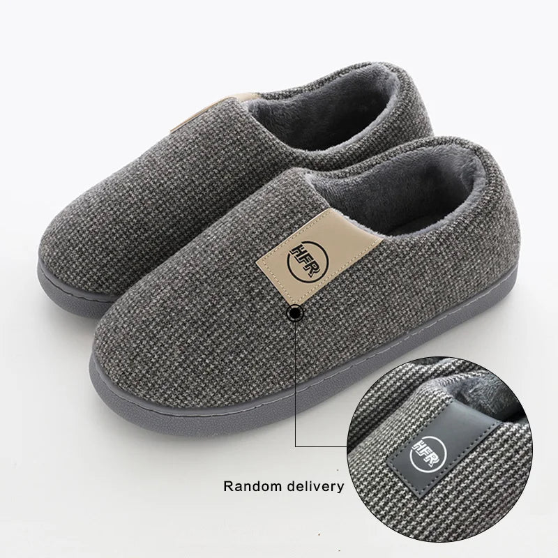 2023 Winter Warm Shoes Woman Men Indoor Slippers Soft Plush Lovers Home Floor Slipper Anti-slip Ladies Bedroom Slides SH08212
