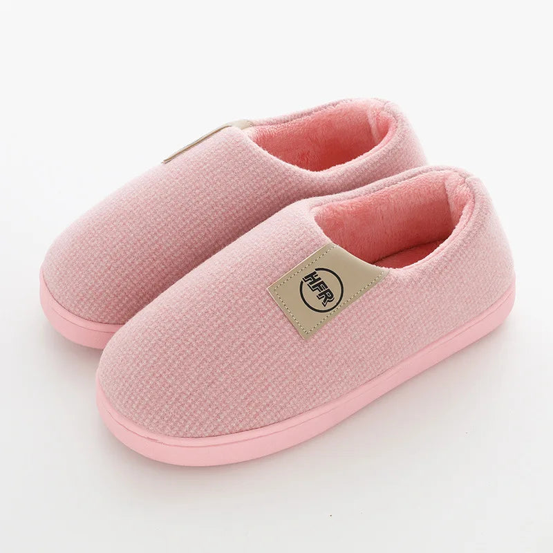 2023 Winter Warm Shoes Woman Men Indoor Slippers Soft Plush Lovers Home Floor Slipper Anti-slip Ladies Bedroom Slides SH08212